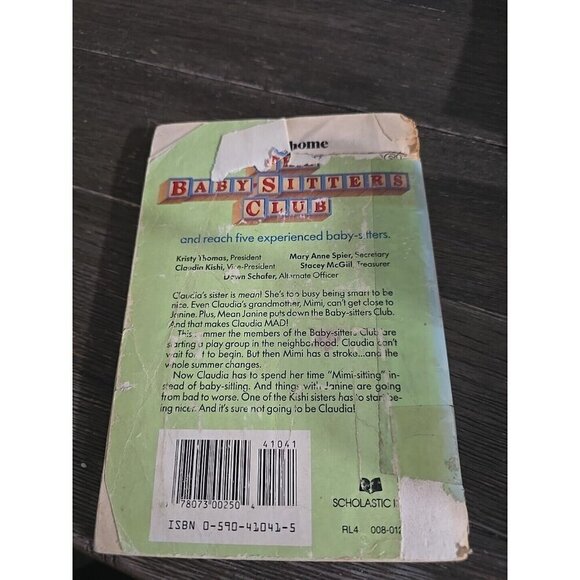 Vintage The Baby-Sitters Club #7 Claudia & Mean Janine Paperback - Picture 3 of 5